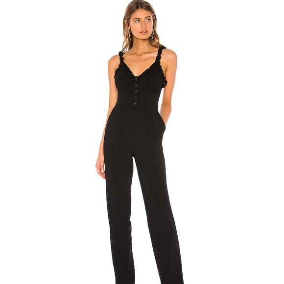 Lovers & Friends Julie Black Jumpsuit Size M - Picture 1 of 7